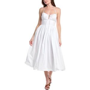 Sans Faff Womens  Como Poplin Dress, White
